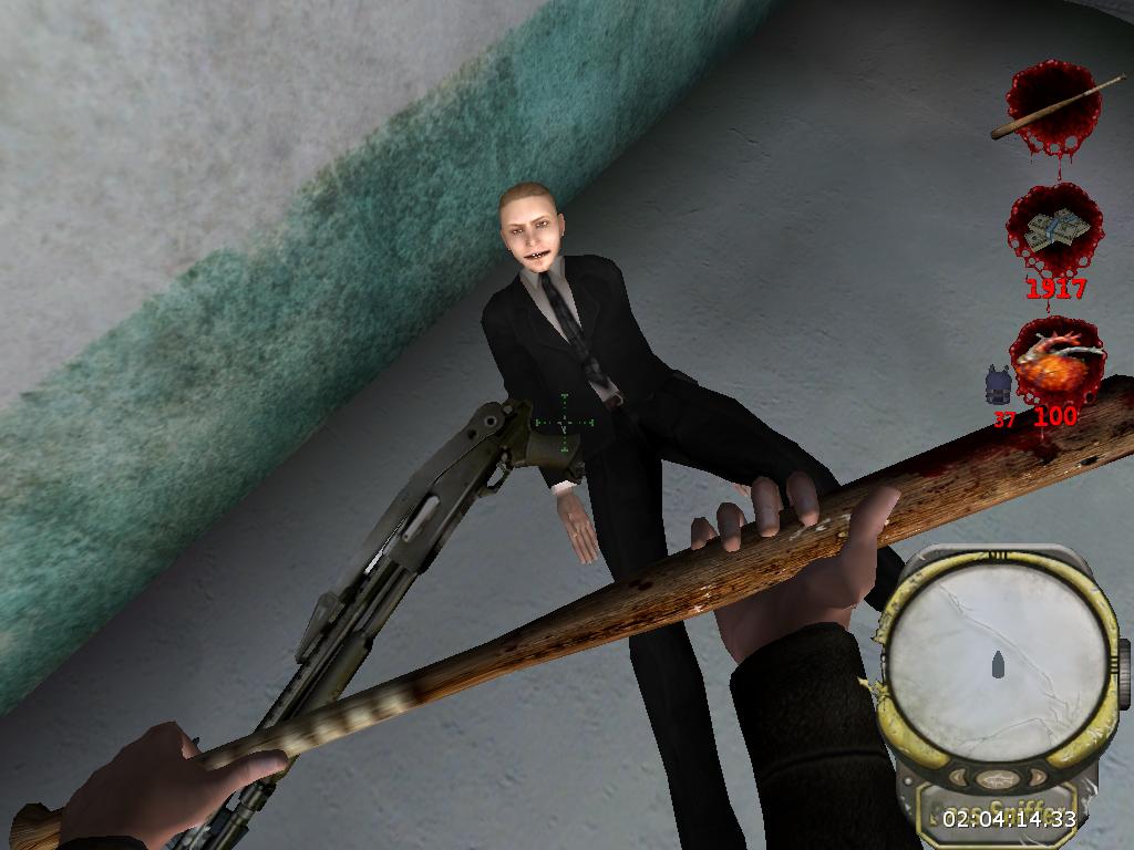 - Oddawaj kasę Johnny!<br />- Sorry, jestem spłukany, ale weź sobie tego shotguna Koleś