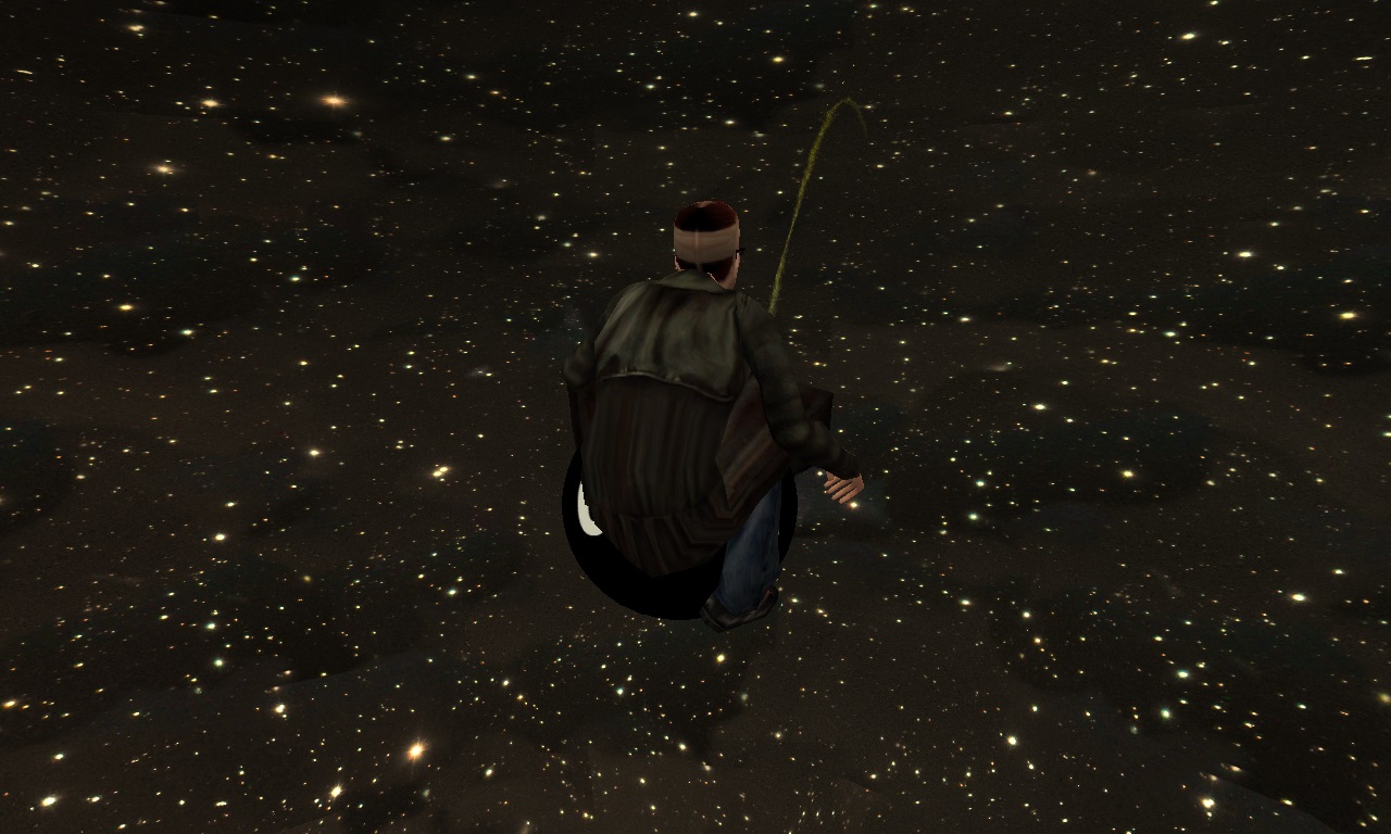 -Houston, właśnie odlałem się na Alfę Centauri. Moje życie jest kompletne.